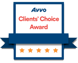 Avvo Client's Choice Award - 5 stars